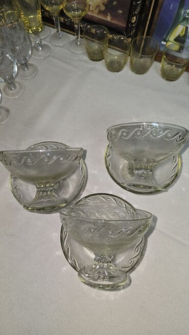 ссср вещи: Креманки 1960г. СССР, ОТ Уршельского стекольного завода, без сколов и — 2