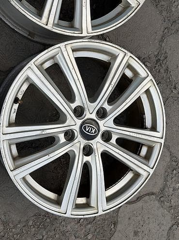 17: Литые Диски R 17 Kia, Комплект, отверстий - 5, Б/у — 5