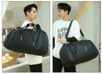 защита от дождя: Сумка универсальная дорожная/спортивная - Цвет: черный - Формат — 11