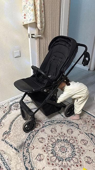 pierre cardin коляска: Коляска, Другой бренд, цвет - Черный, Б/у, Самовывоз — 3