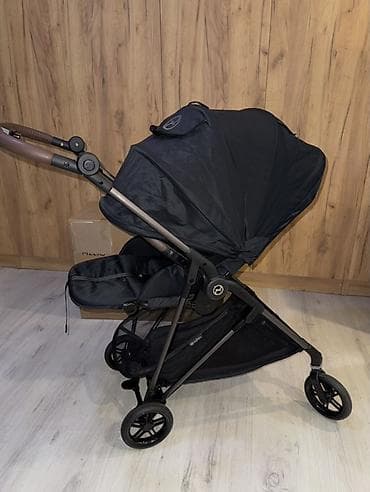 коляскалар: Коляска, Cybex, цвет - Черный, Б/у — 2