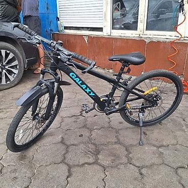 Горный велосипед GALAXY, черный - Рама: легкая стальная/алюминиевая at lalafo.kg Горный велосипед GALAXY, черный - Рама: легкая стальная/алюминиевая