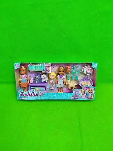 доктор игрушки: Куклы игрушки ветеринар в комплекте для детей👧 Комплектация товара: 2 — 1