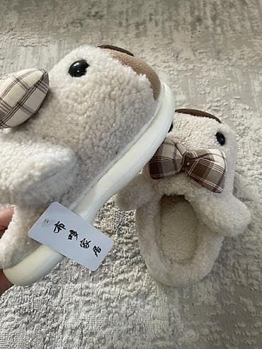 Домашние тапочки: Домашние тапочки, 39, 38, 37, Новый, цвет - Серый, Самовывоз — 2