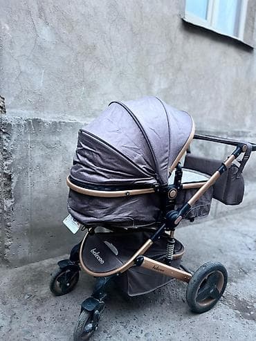 коляска ош бу: Коляска, Belecoo, цвет - Серебристый, Б/у, Самовывоз — 4