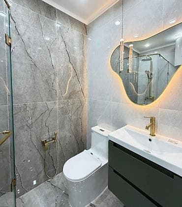 Квартиры: 2 комнаты, 60 м², Тунгуч мкр Элитка, 5 этаж, Евроремонт — 4