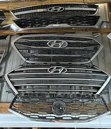 тонерофка на авто: Решетка радиатора Hyundai Б/у, Оригинал — 3