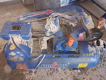 Компрессоры: Компрессор Для покраски, Электрический, Поршневой, Б/у — 4