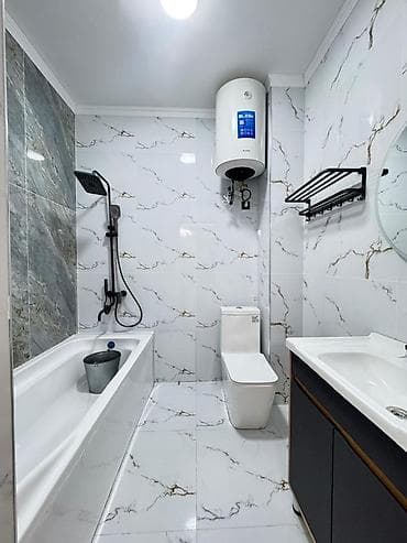 7 мкр: 2 комнаты, 60 м², Элитка, 7 этаж, Дизайнерский ремонт — 5