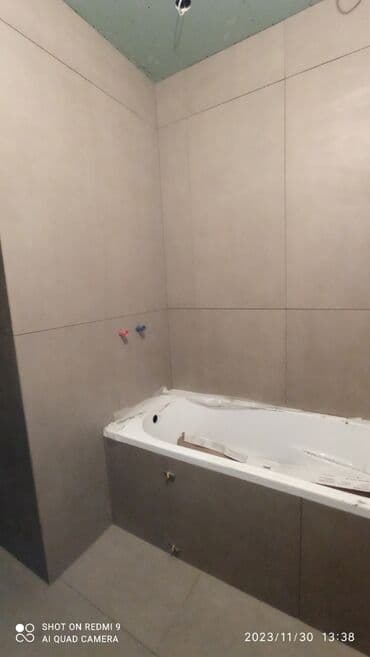 Дизайн, долборлоо: Дубалдарды коюу үчүн даярдоо, Дубалдарды грунттоо үчүн даярдоо, Плиткаларды кесүү | Карапа плиткасы, Керамогранит плиткасы, Мозаика плиткасы 6 жылдан ашык тажрыйба — 11