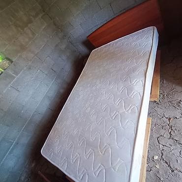 керебеттер: Бир кишилик керебет, Колдонулган, Матрасы бар, узуну - 200 см — 2