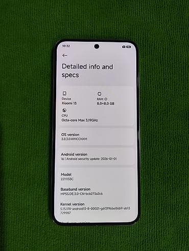 клавиатура xiaomi: Xiaomi, 13, Б/у, 256 ГБ, цвет - Белый, 2 SIM — 2