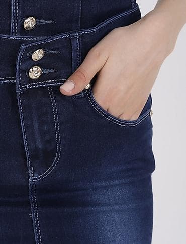 джинсовая платья: Повседневное платье, Лето, Длинная модель, Джинс, Сарафан — 7