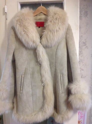 Прокат одежды: Дубленка (натурал) "снегурочка"идеальное состоянии, размер 2xl — 1