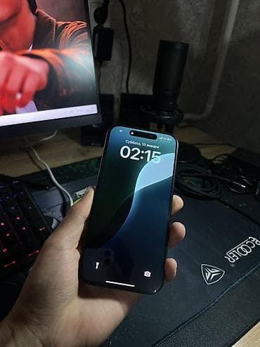 iphon 16 pro: IPhone 15 Pro, Б/у, 128 ГБ, Графит, 88 % — 2