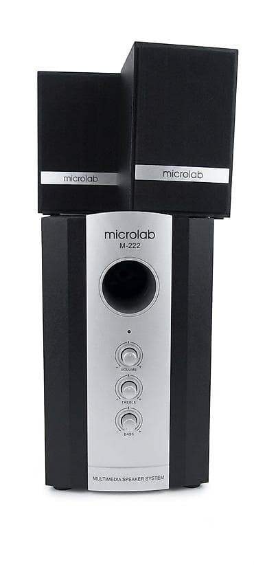 Акустическая система Microlab M-222 (2.1) - Формат: 2.1 — сабвуфер +