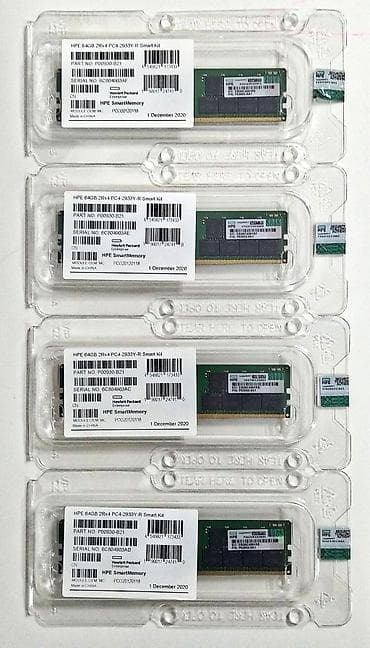 Новая серверная оперативная память HPE 64GB 2Rx4 PC4-2933Y-R Smart Kit