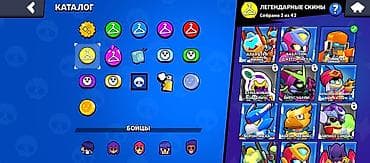 Видеоигры и приставки: Аккаунт Brawl Stars Особенности: - Кубки: 7 616+ - Бравлеры и — 3