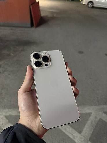 iphone 16e цена: IPhone 16 Pro Max, White Titanium, Коробка, 92 % — 2