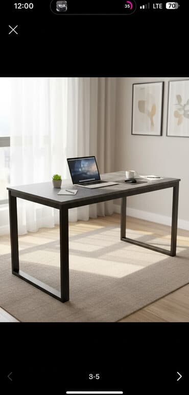 кухоный стол стул: Лофт стол 0.60×1.20×0.75 0.70×1.40×0.75 толщина 1.7см 3500сом толщина — 1