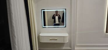 тумба в прихожую: Стоимость за м2: Простое зеркало, с закругленной обточкой - 2500 — 30