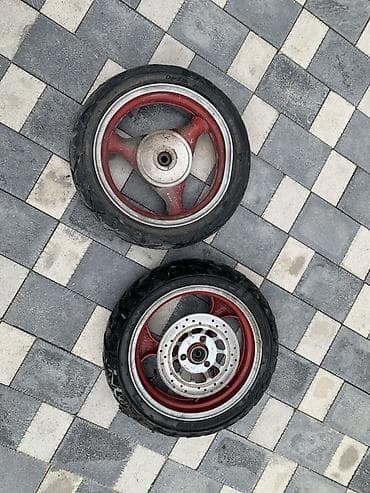 diska 13: Колеса в сборе 130 / R 13, Лето, Б/у, Пара, Литые — 1