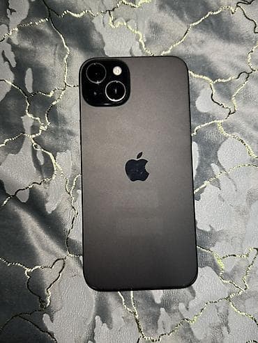 tab a9: IPhone 15 Plus, Б/у, 128 ГБ, Черный, 77 % — 1