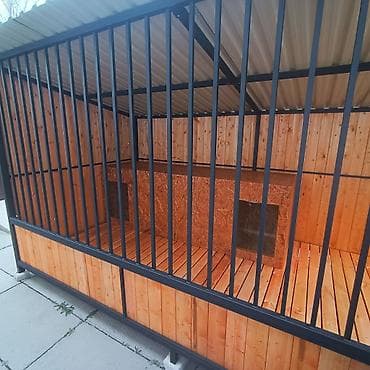 круглый манеж: Вольер для собаки - Каркас: прочная металлическая рама с — 3