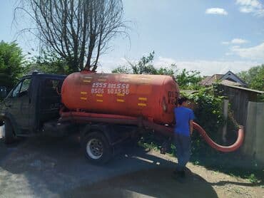 канализационные работы: Город Токмок Асенизаторские услуги откачка -туалеты -септики шланг — 4