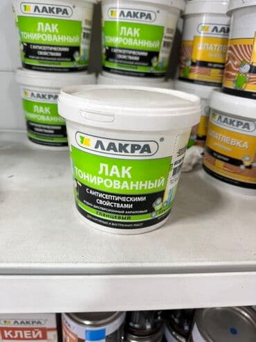 житкий пол: Лак тонированный от производителя "Лакра" с антисептическими — 1