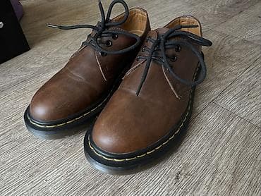 Ботинки: Мужские туфли, 43, Dr. Martens, Б/у, цвет - Коричневый, Самовывоз — 1