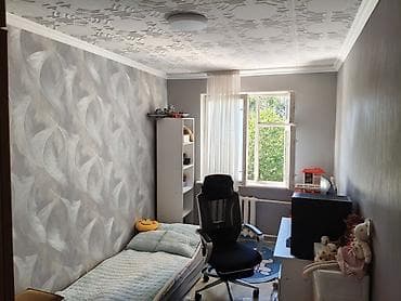 Батирлер: 3 бөлмө, 58 м², 6-мкр 104-серия, 4 кабат, Косметикалык оңдоо — 4