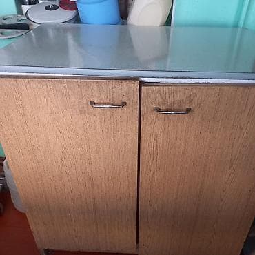 Кухонные гарнитуры: Кухонный гарнитур, цвет - Коричневый, ДСП — 3