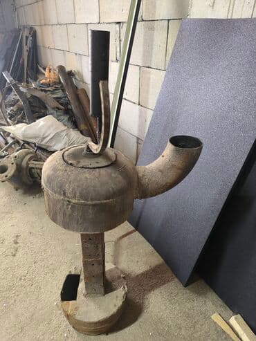 Металлические печи для гаража/мастерской Комплект из двух самодельных