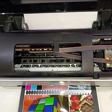 принтер цветной а3: 6 цветный принтер А3 Epson 1410 состояние нового, почти не — 3