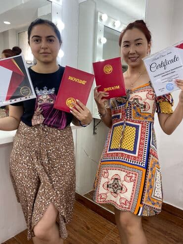 Курстар | Косметологдор жана визажисттер Сертификат берилет, Сарпталуучу материалдар менен камсыздоо, Үлгүлөр менен камсыздоо — 21