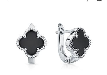 Свадебные платья: Серебряные серьги, Проба 925, Женские, Новый — 1