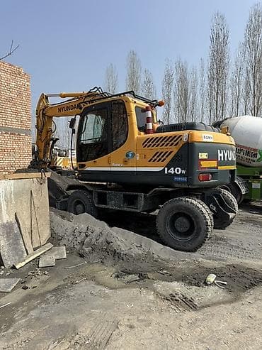 Экскаватор, Hyundai, Колесный