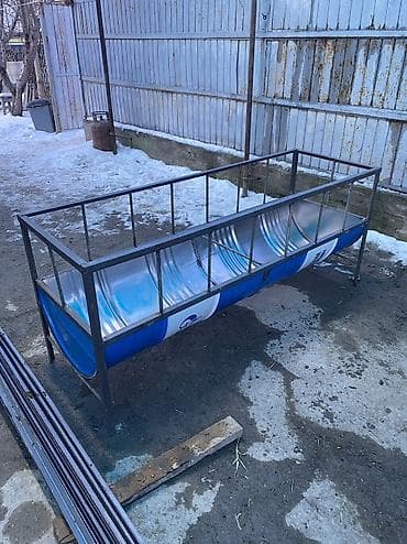 поилка для коров купить: Адрес Бишкек ак батада Жаны темир,бочкалардан жазалган Кормушка — 1