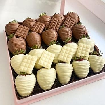 дарбыз кочот: Свежая клубника в бельгийском шоколоде — 5