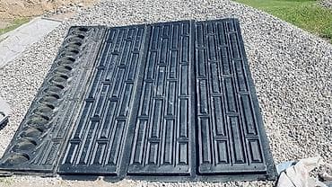 распашные варота: Формы для заборов и ограждений — 3