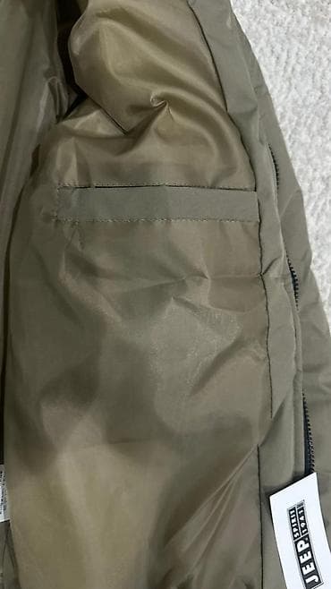 кийит: Мужская куртка-бомбер Jeep Spirit - Цвет: оливковый/хаки - Фасон — 3