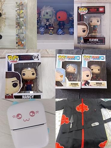 диски на приставку: 11 Фигурок Фанко поп 10 оригинальные 1 костюм Акацуки кунай кольцо — 1