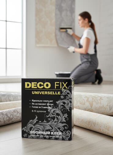 СИП-панели: Универсальный обойный клей Deco Fix подходит для всех типов обоев — 1
