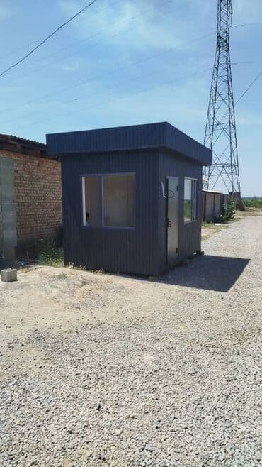 контейнер дом: Модульный пост/киоск (охранный пост, касса, пункт пропуска, мини‑офис) — 3