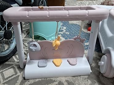 Игрушки: Каталка-машинка для детей с прицепом-контейнером - Тип — 7