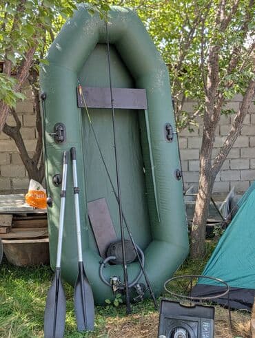 балыкчы пляж: Продаю две лодки ПВХ 24000сом двух местный есть документы одно — 9