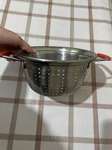 Дуршлаг из нержавеющей стали - Материал: пищевая нержавеющая сталь. - — 3