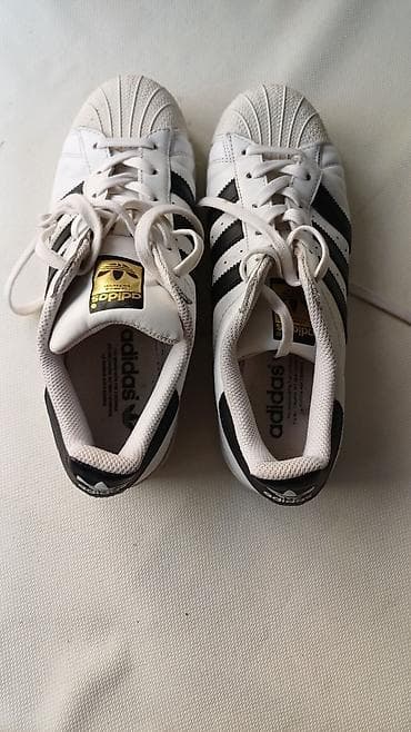 туфли лолита: Мужские кроссовки, 38.5, Adidas Originals, Б/у, цвет - Белый, Платная доставка — 3