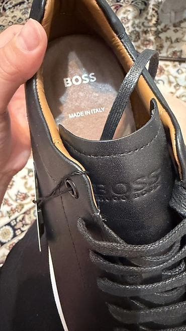 Мырзалардын бут кийими: Эркектердин кроссовкасы, 43, 44, Hugo Boss, Жаңы, түсү - Кара, Өзү алып кетүү — 3